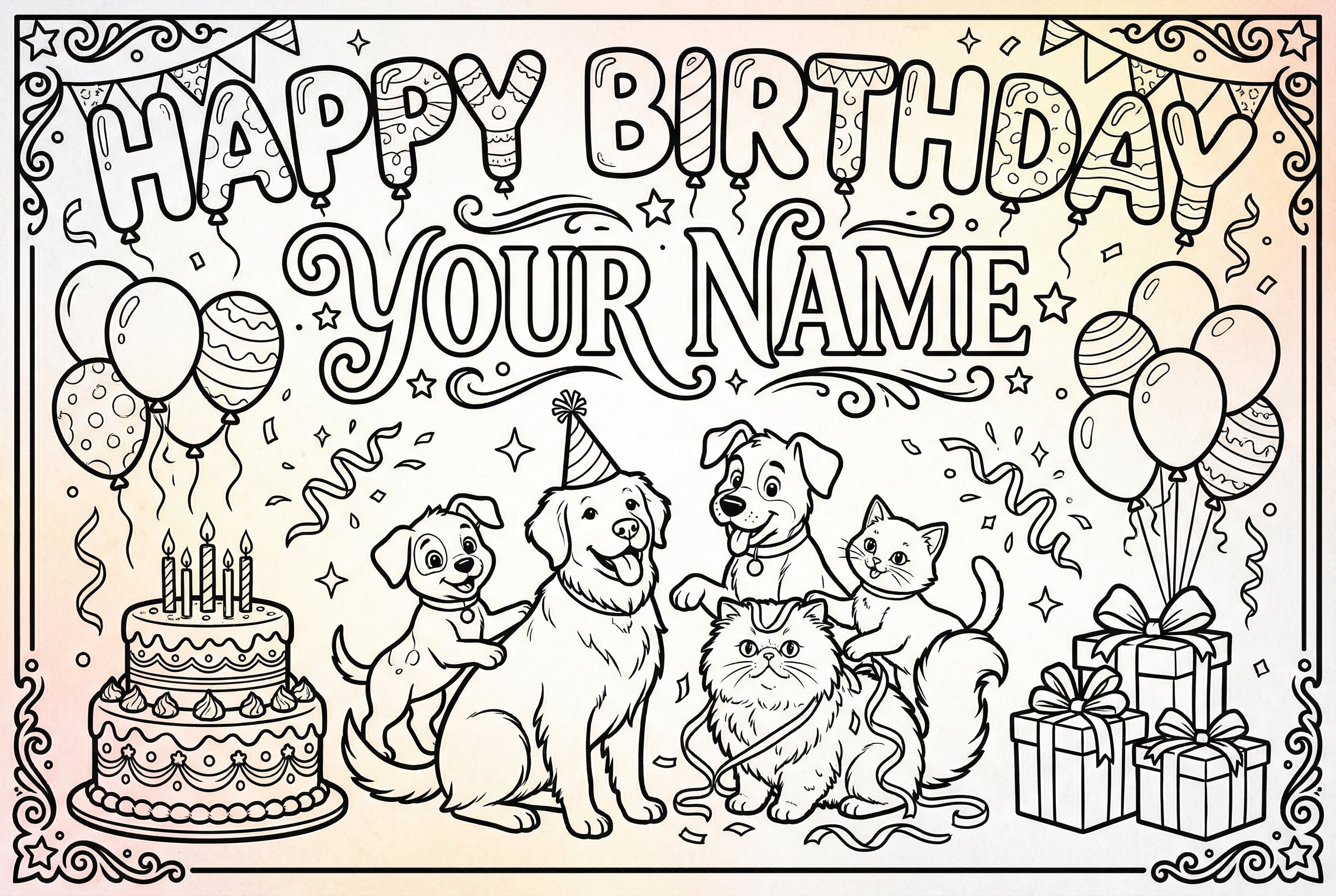 Colouring Sheet theme