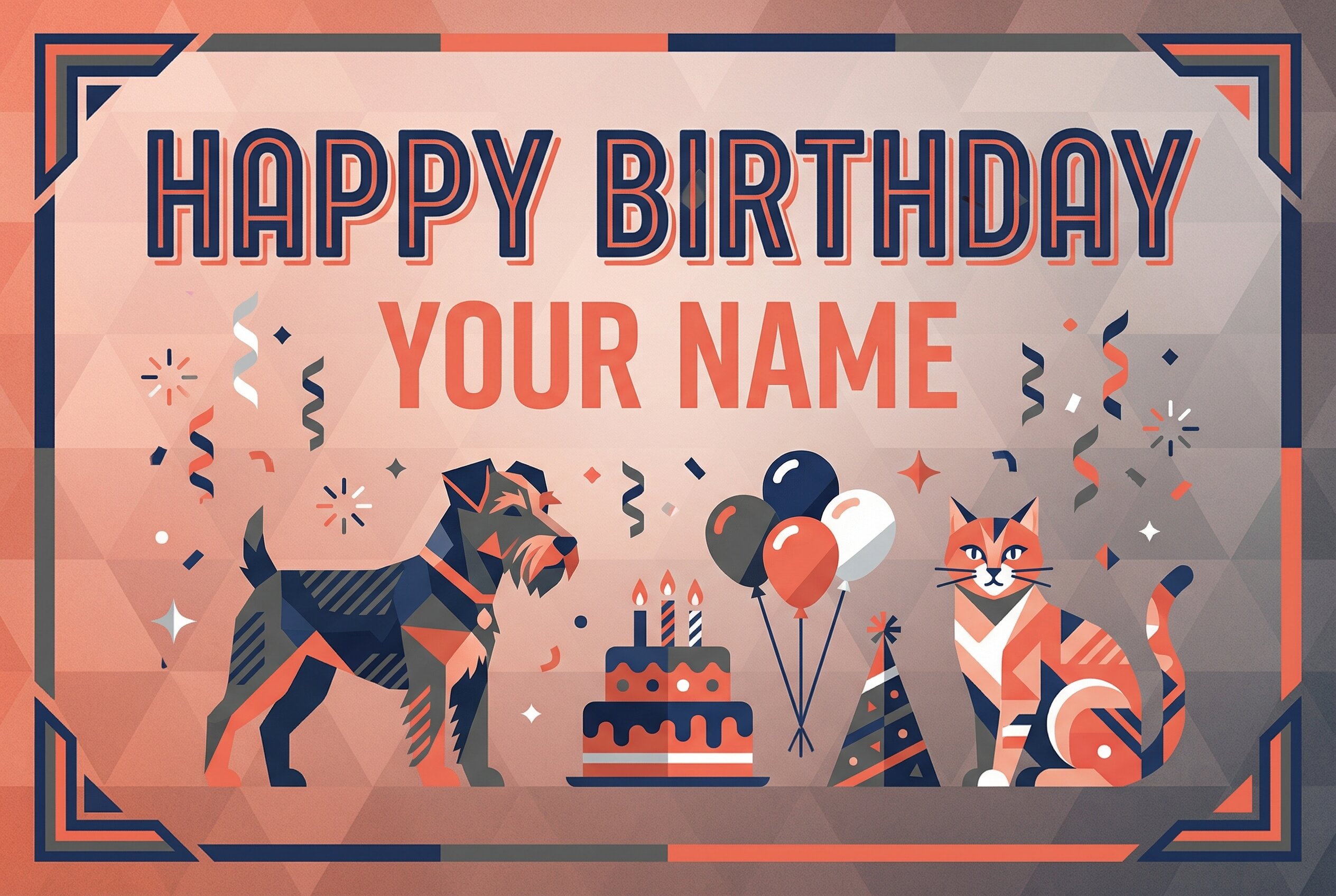 Modern Geometric theme