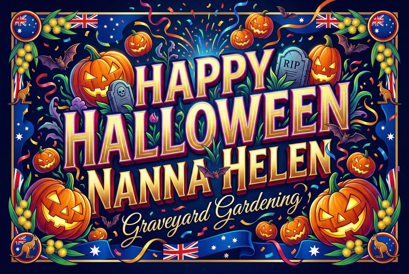 Happy Halloween — Nanna Helen Graveyard Gardening